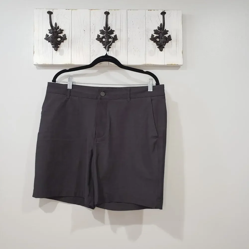 Faherty All Day Shorts 7” Mountain Coal Dark Gray Size 35